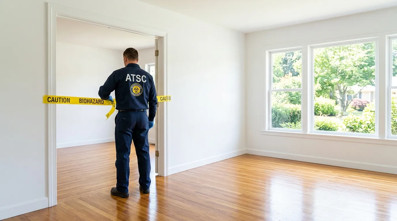 Certified biohazard cleanup crew performing Crime Scene Cleanup in Arlington Heights